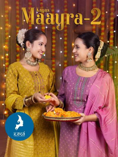 MAAYRA VOL 2 BY NAVKAR DESIGNER SILK SALWAR SUIT WHOLESALER IN INDIA